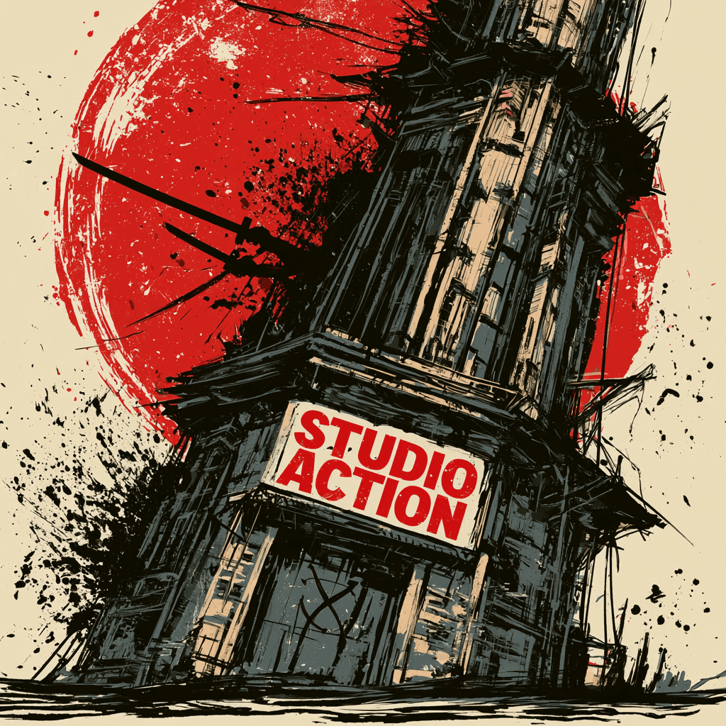 Jungle skyline background — StudioAction AI film contest world